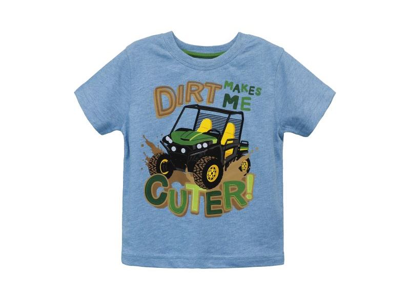 Dětské tričko John Deere v modré barvě